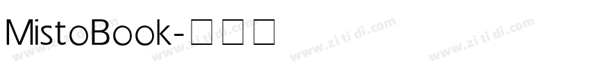 Misto Book字体转换